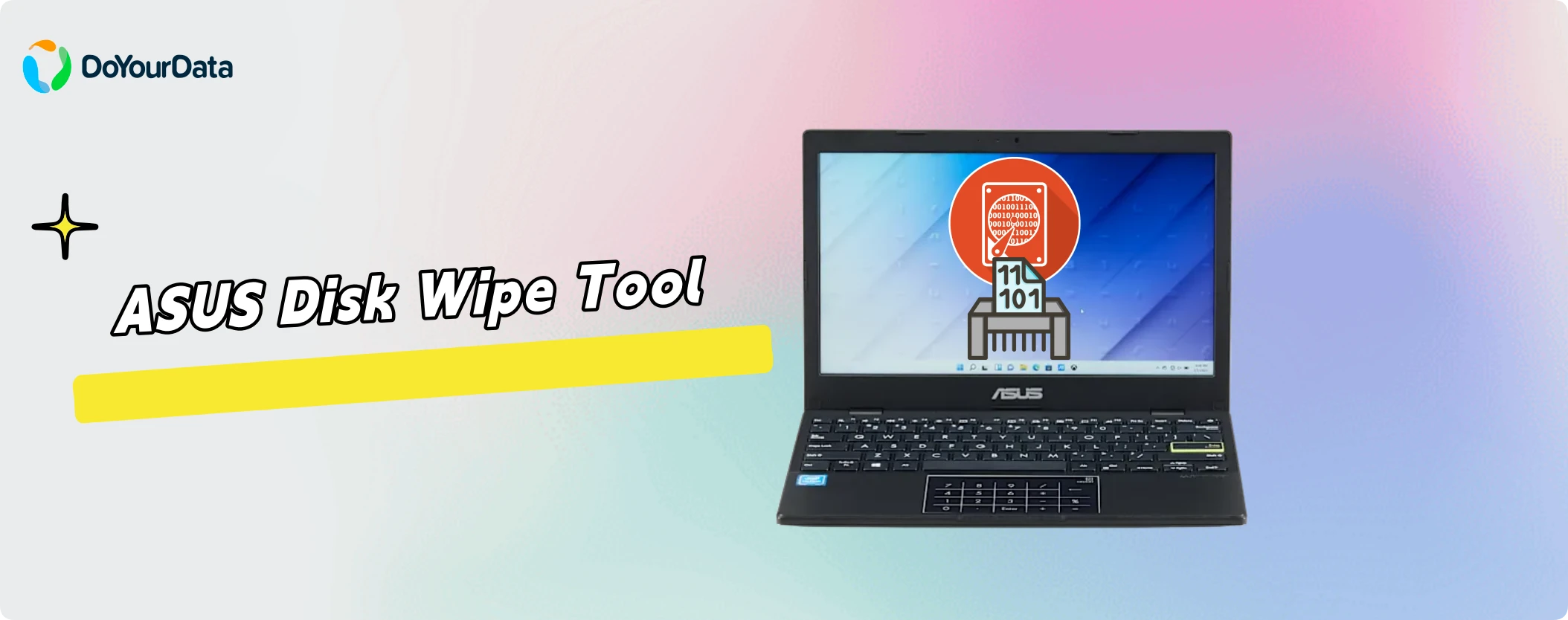 ASUS computer disk wipe tool