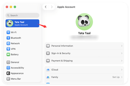 back up Mac data to iCloud