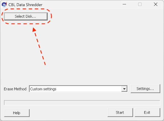 how to use CBL Data Shredder