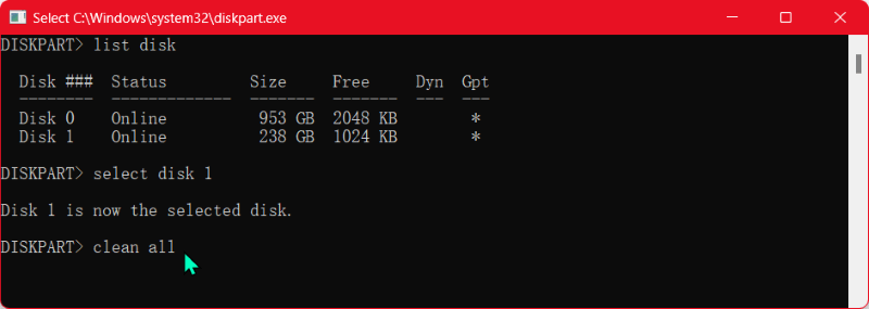 destroy data from Windows 7 hard drive