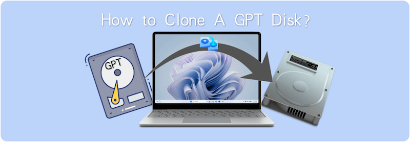Clone GPT disk