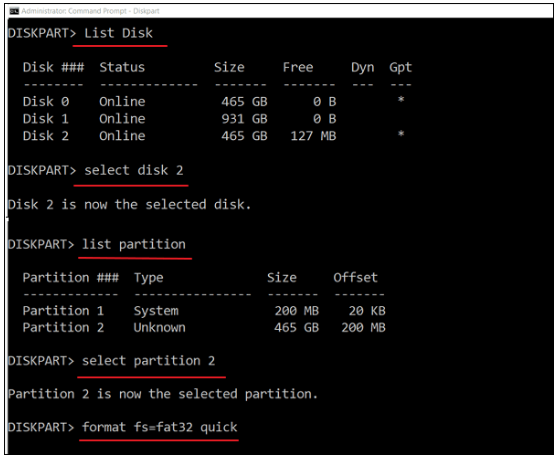 format SanDisk memory card