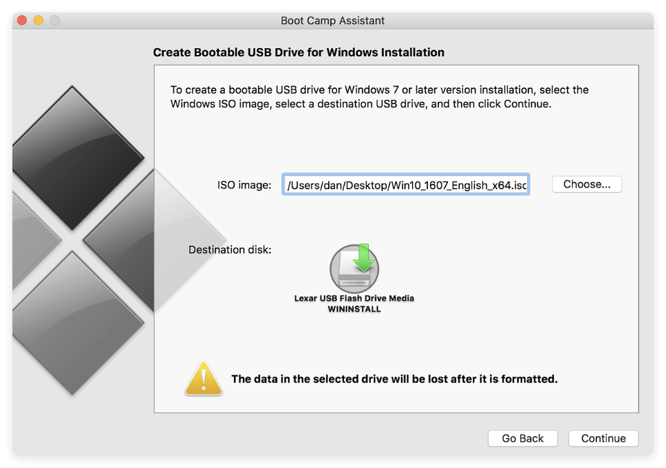 create bootable USB on Mac