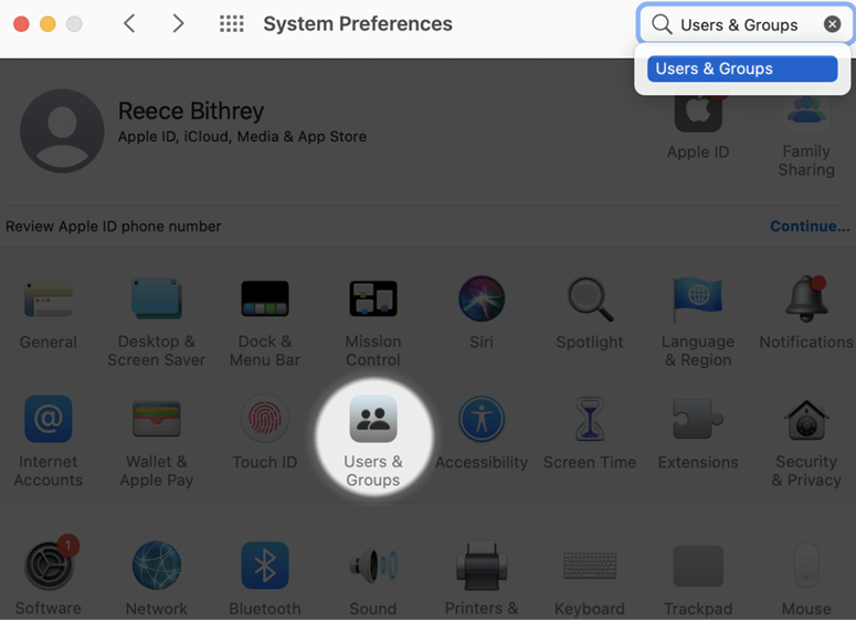 Delete User Account on Mac