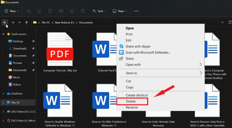 permanently erase WPS documents