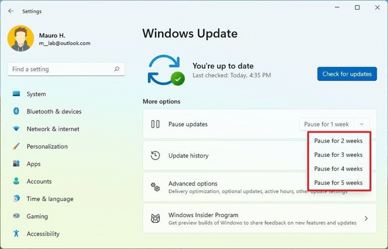 Guide: Disable or Enable Automatic Updates on Windows 11