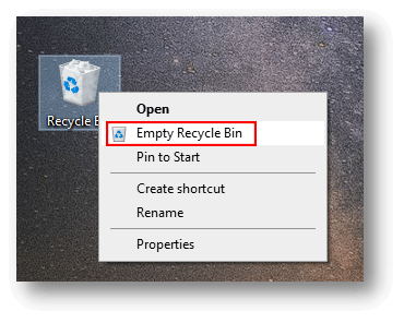 Empty Recycle Bin