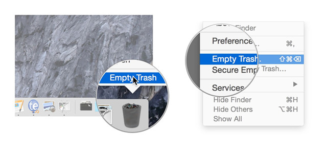 cant empty trash my passport for mac