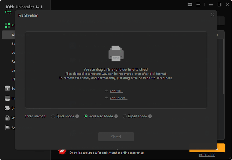 download IObit File Shredder alternative