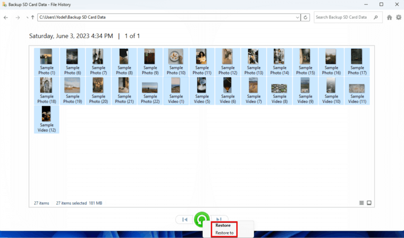 SD card photo recovery