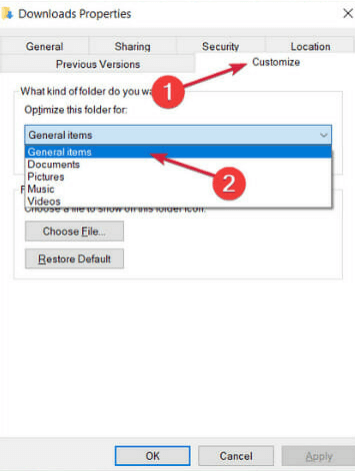 fix Window 11 Download folder not working