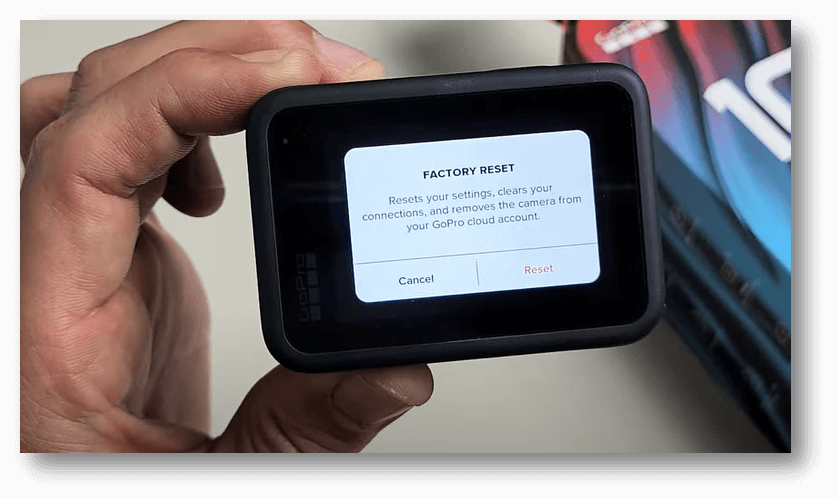 Factory reset GoPro HERO9 Black