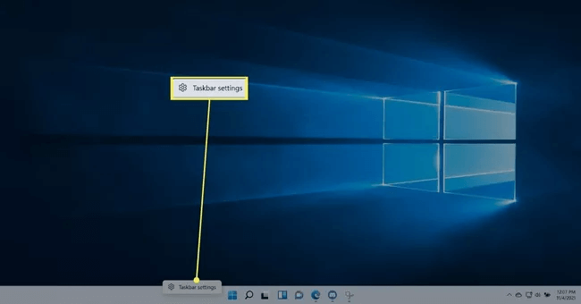 Hide the Taskbar in Windows 11