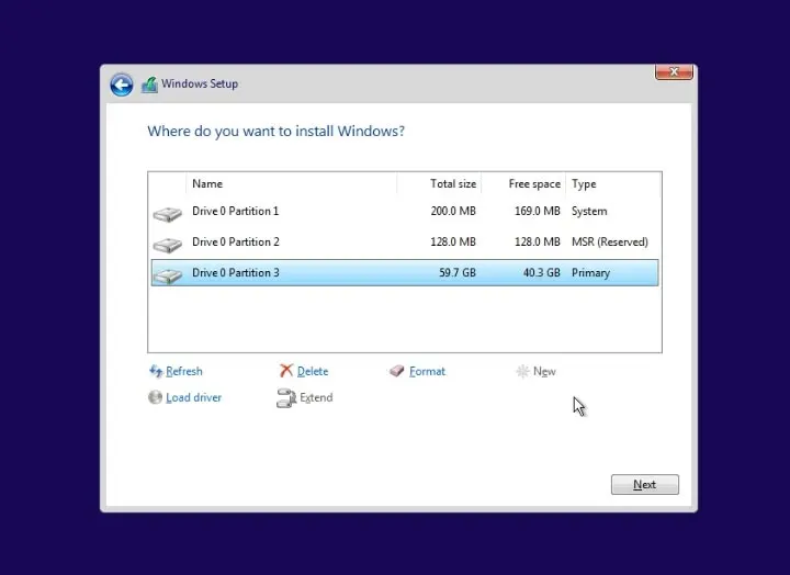 how to format PC before clean install Windows 11 26H2