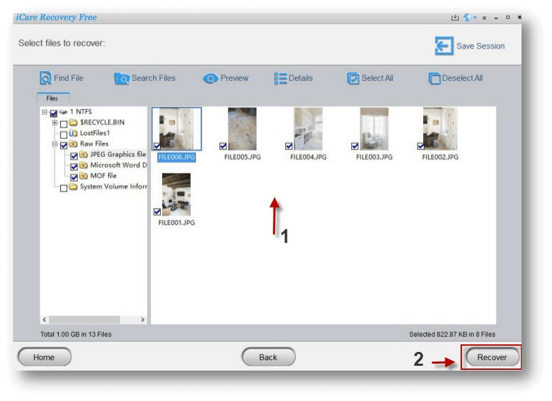 Using iCare Data Recovery