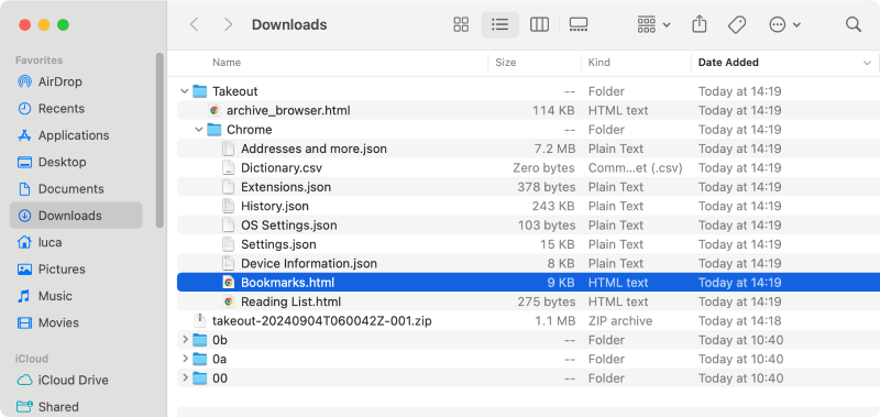 recover deleted Chrome bookmarks on Mac
