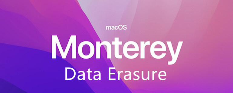 Permanently erase data on macOS Monterey