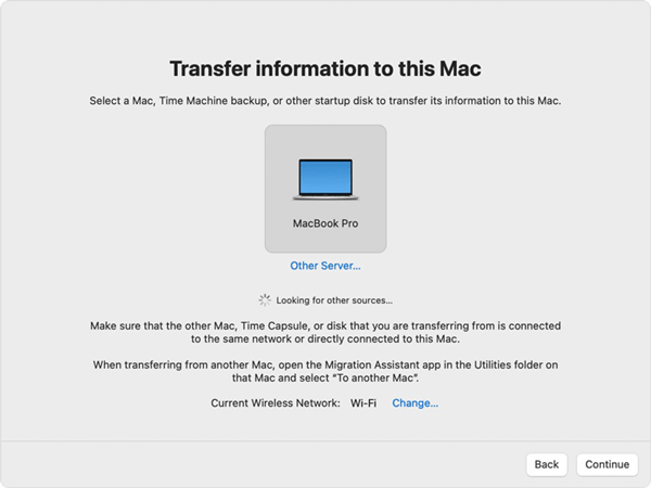 Mac Migration Assistant