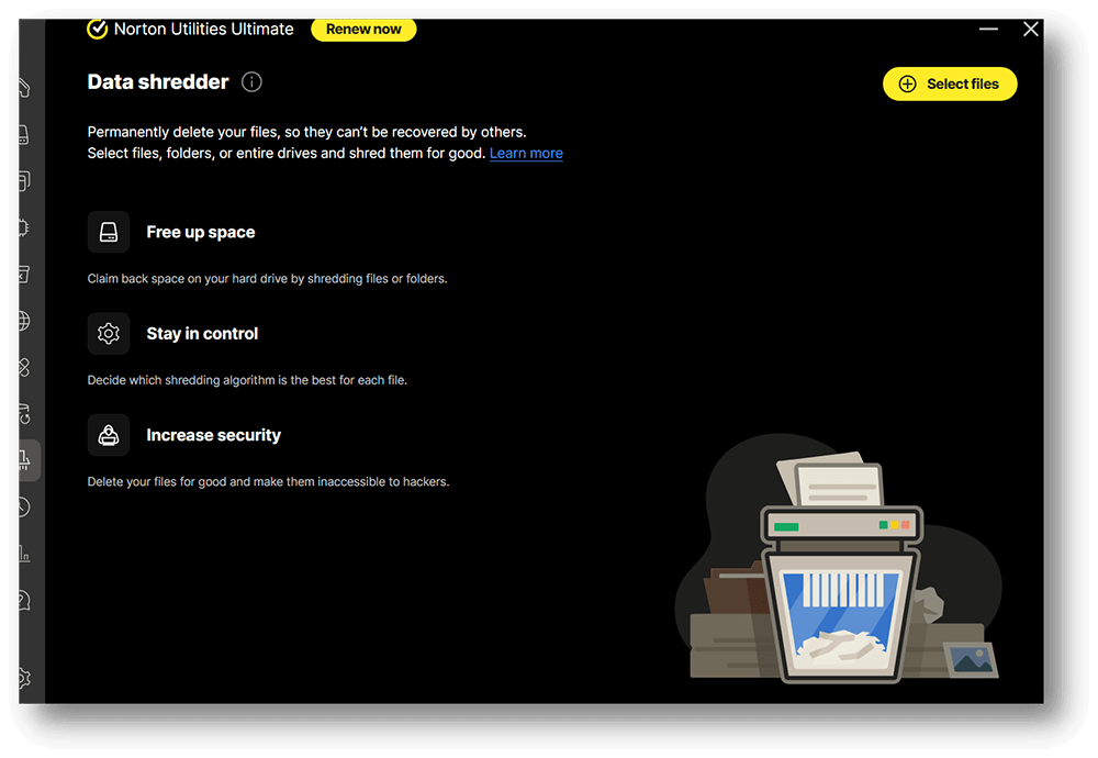 Delete Files With Norton Data Shredder