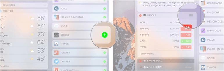 Notification Center on Mac