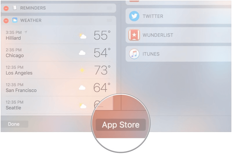 Notification Center on Mac