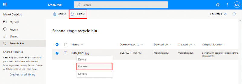 cannot find files in Mac Trash, how to recover?