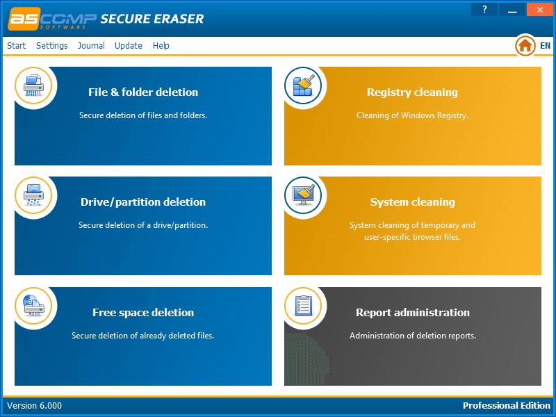 free data erasure software - Secure Eraser