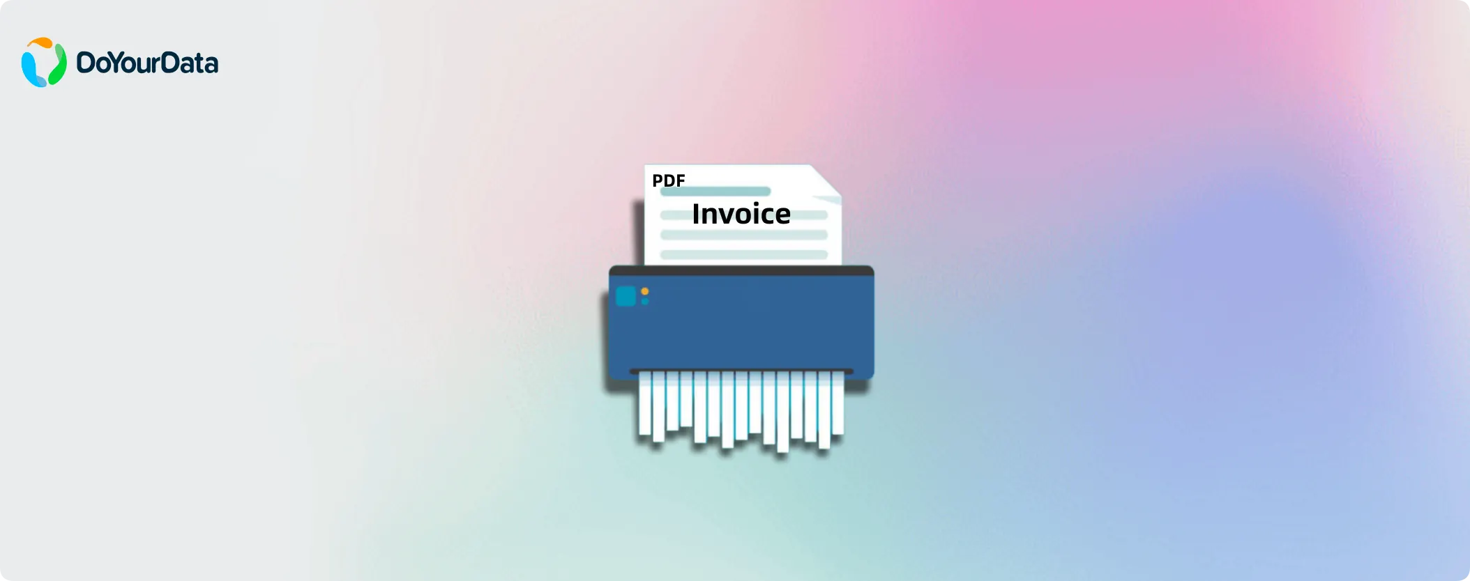 permanently shred PDF invoices from local storage drive