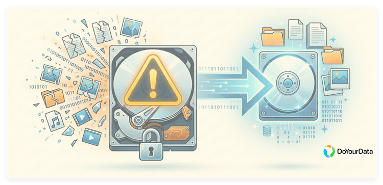 recover data from corrupted disk