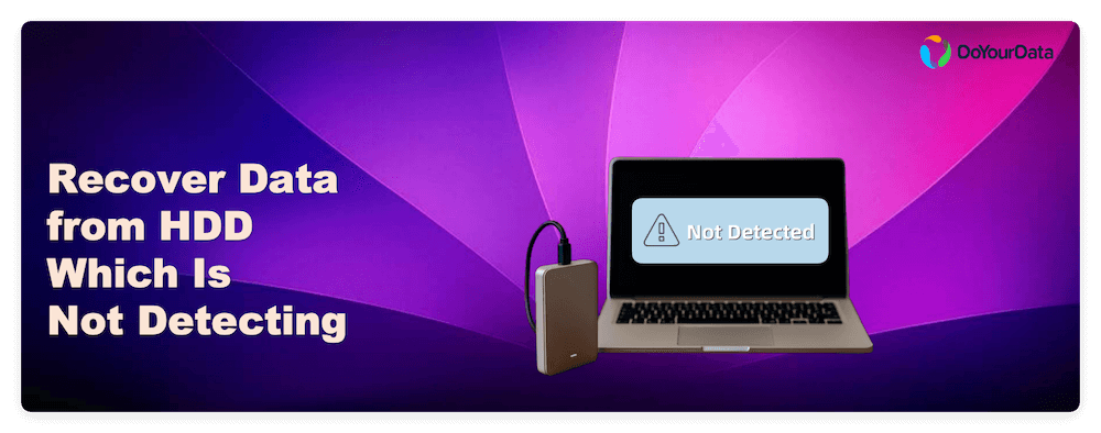 recover data from undetected HDD