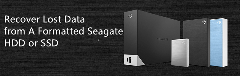 recover lost data from a formatted Seagate drive