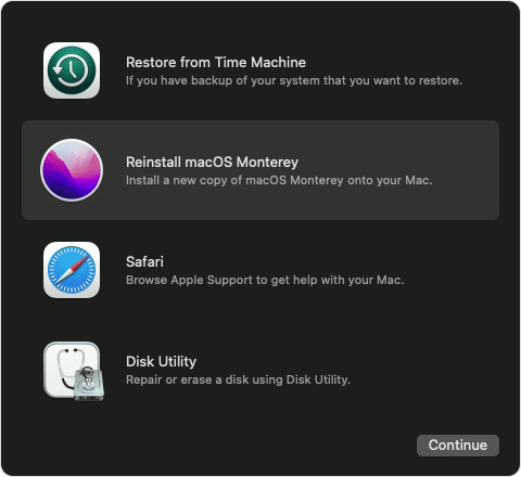 reinstall macOS on Mac Studio