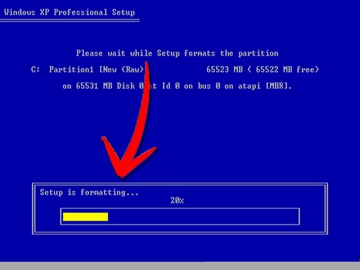 wipe hard drive on Windows XP