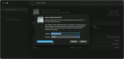 Erase M2 Mac