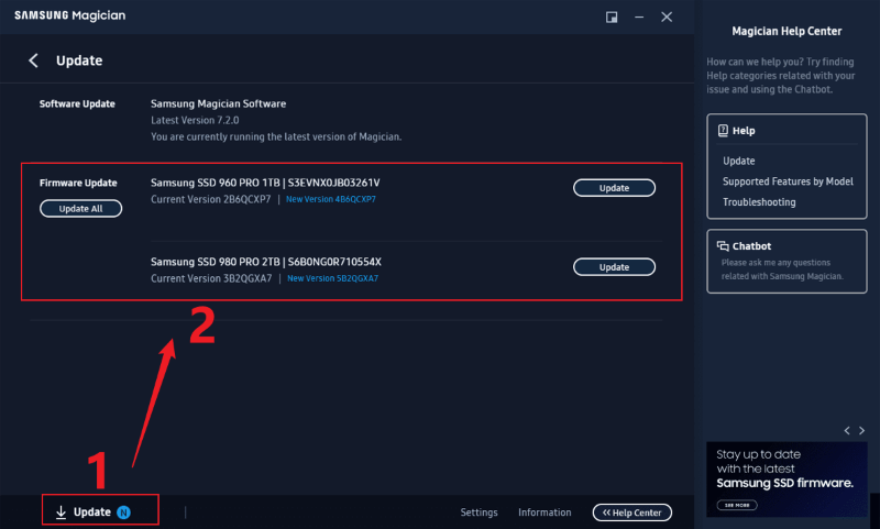 Fix a crashed Samsung SSD
