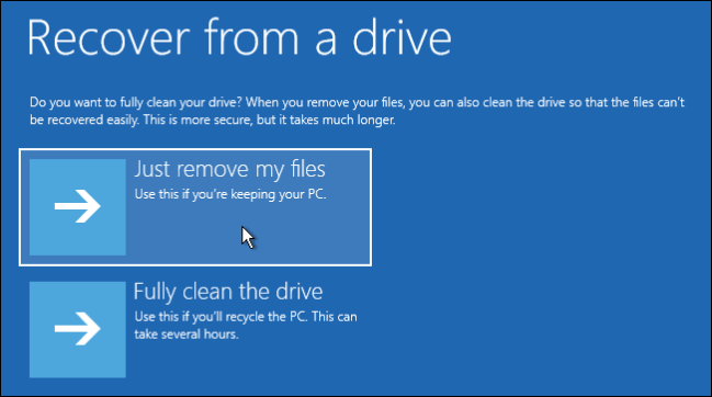 factory reset Surface Pro