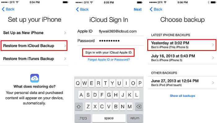 Recover Deleted WeChat Messages from iPhone 13