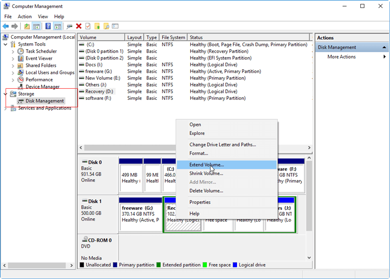Extend C Drive on Windows 11/10/8