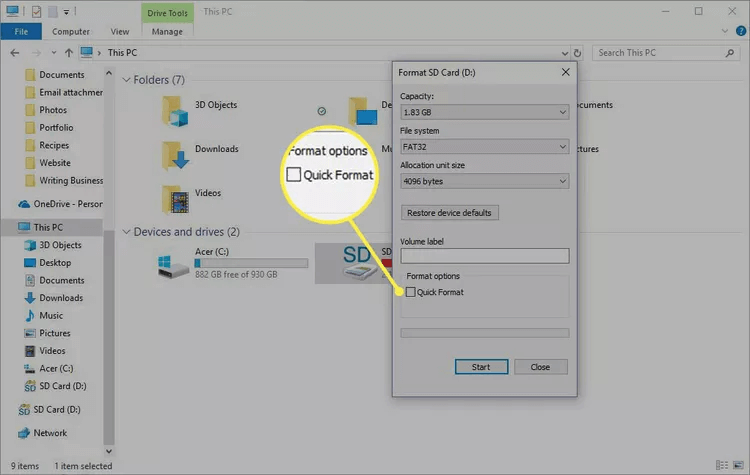 permanently erase deleted data from memory card