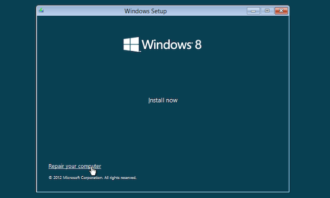 factory reset Windows 8/8.1 PC