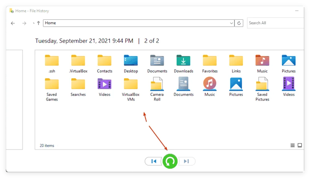 recover files deleted while updating Windows 11 26H2