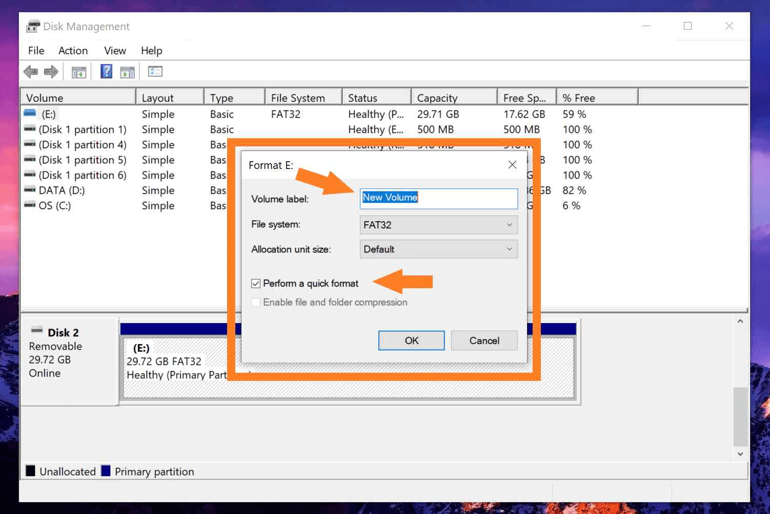 Windows Disk Management