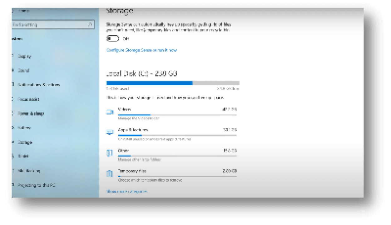 windows storage sense