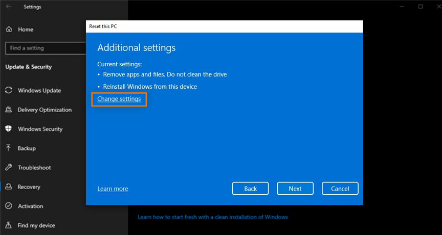 erase system hard drive partition