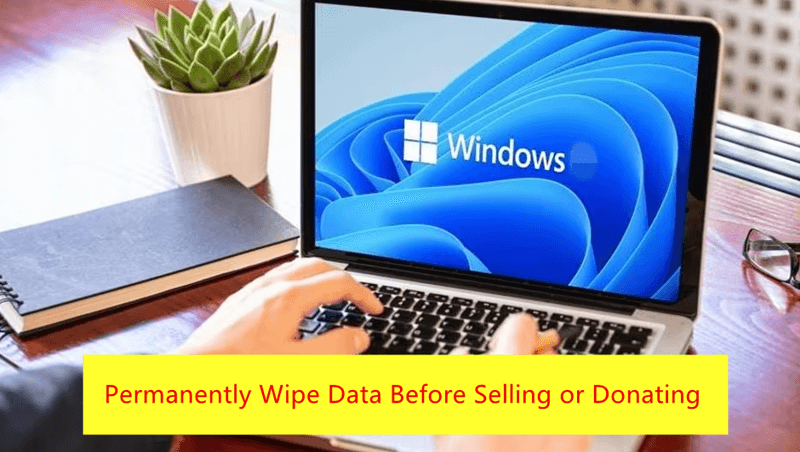 wipe everything but Windows OS