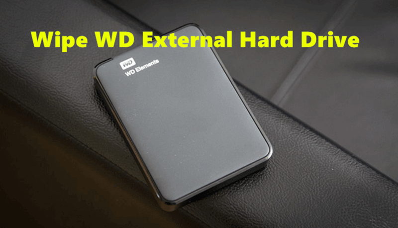 Wipe A WD External Hard Drive