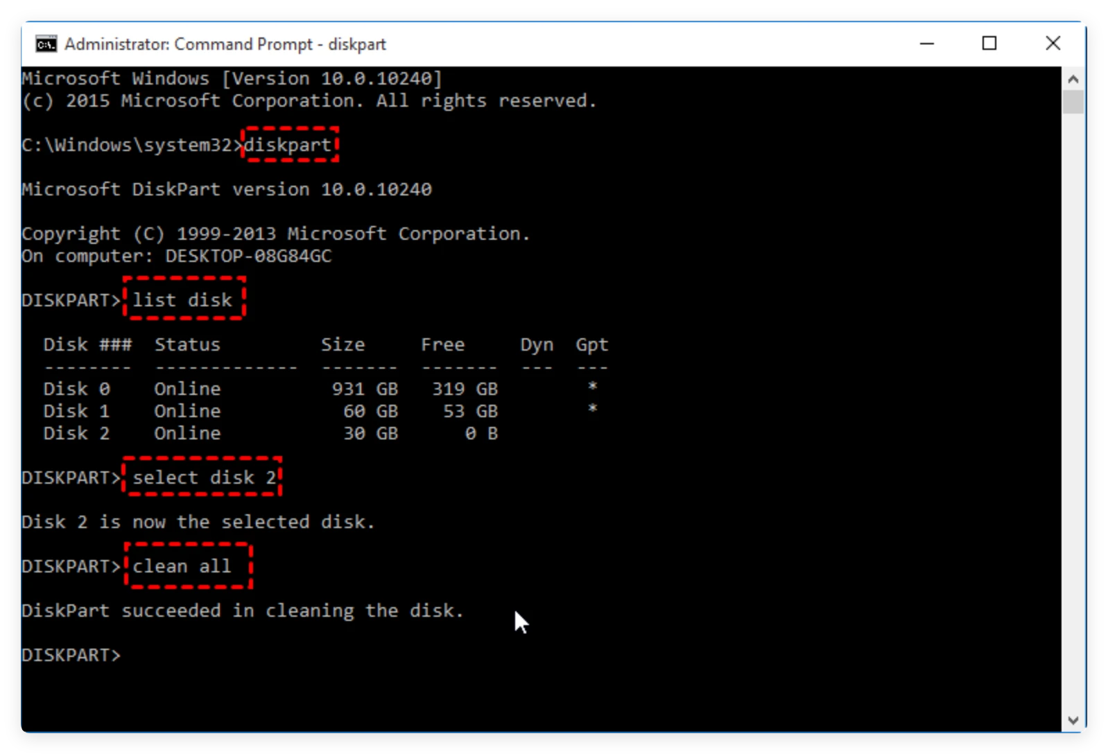 Xiaomi computer data erasure