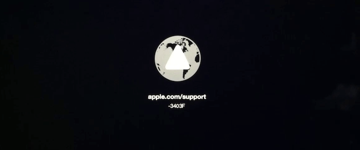 fix apple.com/support-3403F error on Mac