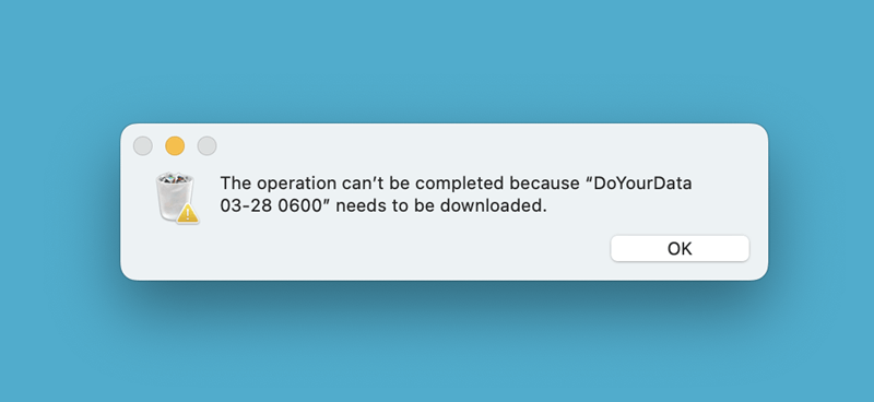 delete folder on Mac
