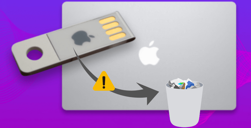 cannot deleted files from USB drive on Mac
